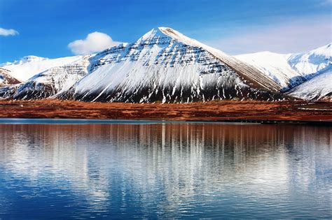 Picture Iceland Hafnarfjall Nature Mountains Landscape Photography