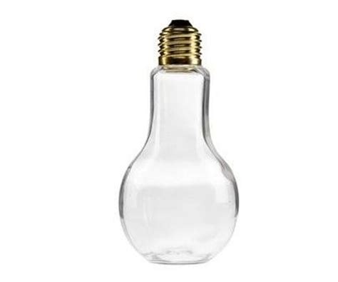 Light Bulb Glass Novelty Jar With Gold Lid 5 58 225 Ml Etsy