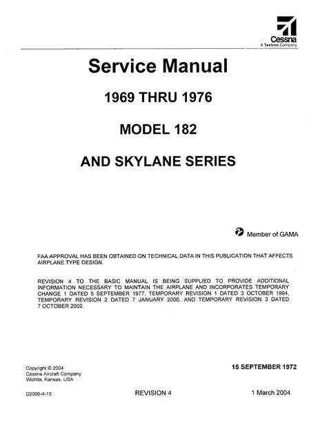 1969 1976 cessna 182 series service manual pdf download by heydownloads issuu