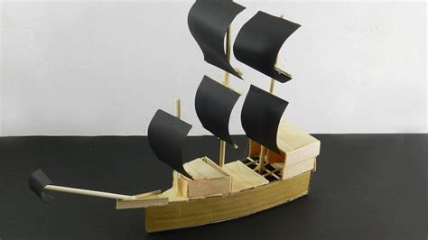 6 Popsicle Stick Pirate Ship And Boat Diy Toy For Kids Easy And Quick