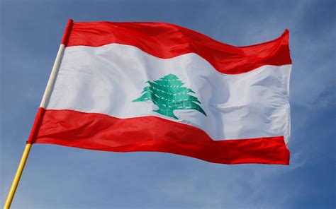 Flag Of Lebanon Wallpaper Vlag