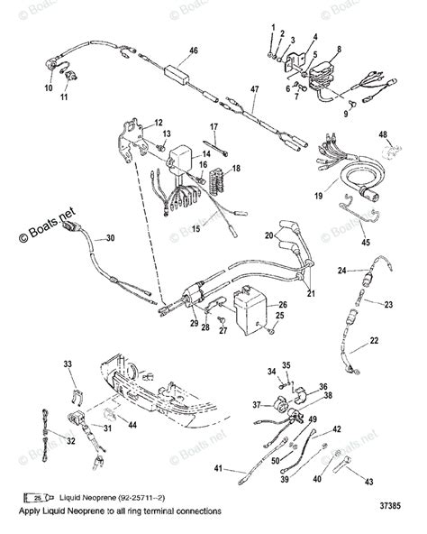 Mercury Outboard 99hp Oem Parts Diagram For Electrical Components