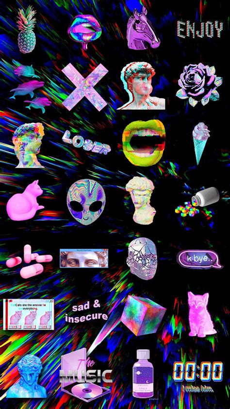 Aesthetic Photo Editor Vaporwave Stickers For Android