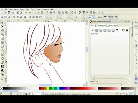 Tutorial Simple Art Vector Using Inkscape Youtube