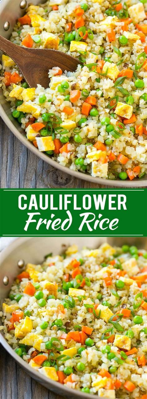 A cauliflower fried rice recipe that looks and tastes so much like normal fried rice, i totally forgot it was made with cauliflower! Cauliflower Fried Rice | Cauliflower Rice | Low Carb Rice ...