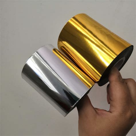 2rollslot Gold And Silver Color Hot Stamping Foil Metallic Foil Hot