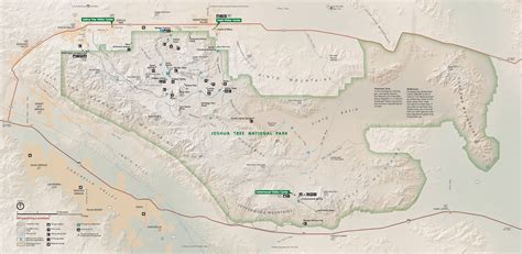 Joshua Tree National Park Map Us Geological Survey