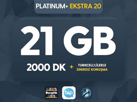 Turkcell Platinum Ekstra 20