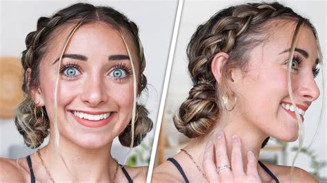 Dutch Braids Into Twisty Buns Cute Girls Hairstyles By Brooklyn