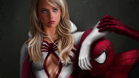 3840x2160 gwen stacy spiderman art 4k hd 4k wallpapers images backgrounds photos and pictures