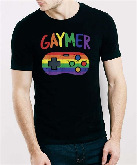 Premium Gaymer Video Game Controller Funny Lgbt Pride Gay Gamer T