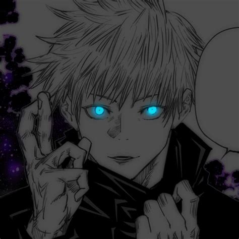 Satoru Gojo Icon Mangá Dark Olhos De Anime Anime Jujutsu