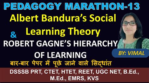Learning Theories Banduras Social Learning And Gagnes Hierarchy Of