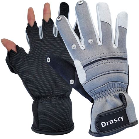 Buy Drasry Neoprene Touchscreen Ice Fishing Gloves Winter Cold Weather
