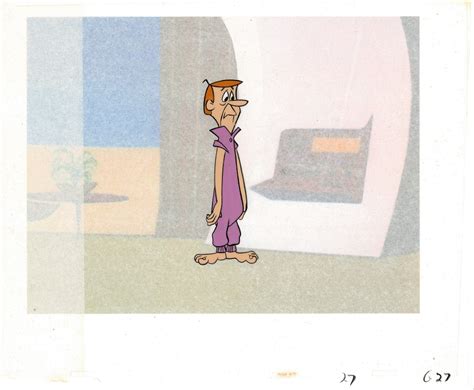 Hanna Barbera George Jetson The Jetsons In Dwayne Dushs Aanimation Cels Humor Comic Art