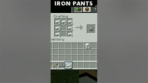 How To Make Gold Pants In Minecraft Diamond Pants In Minecraft In Free