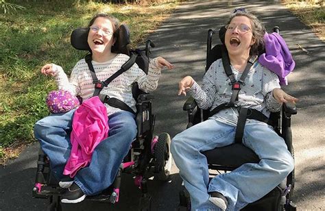 Ann Twins With Spastic Quadriplegic Cerebral Palsy