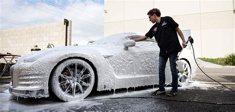 Floral foam looks easier to use than it is. Snow foam car wash review