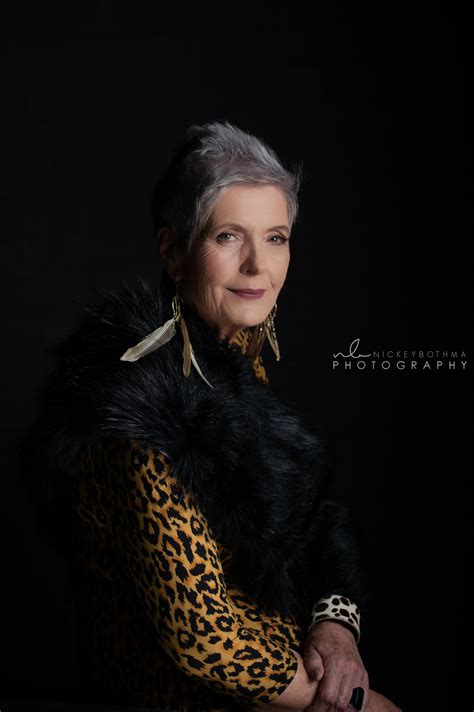 Nickey Bothma Studio Styled Shoot With Older Lady Dark And Moody