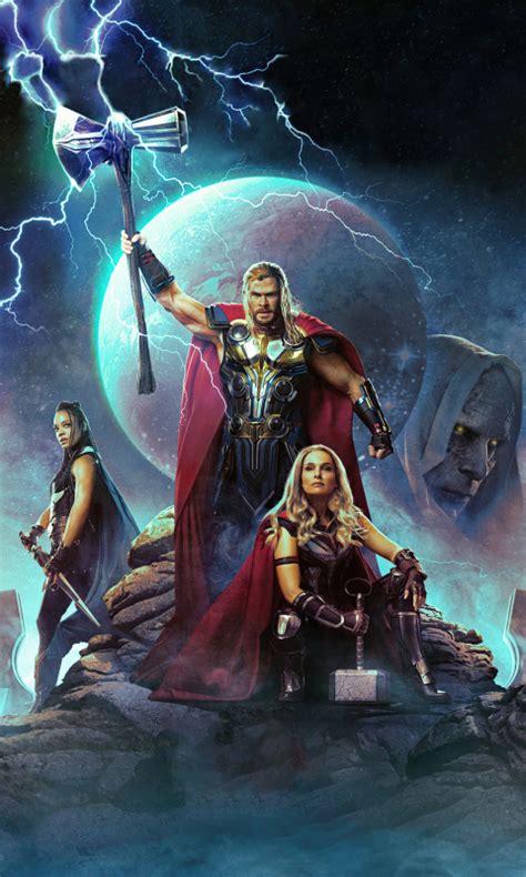480x800 Resolution 4k Thor Love And Thunder Imax Poster Galaxy Note