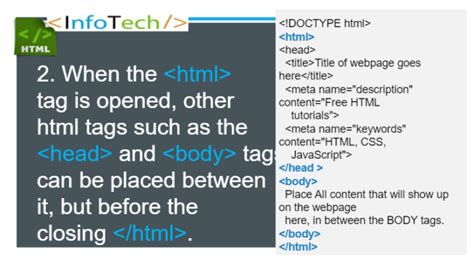 The Basic Structure Of A Webpage InfoTech Education Corp Web Development Class Trading Room