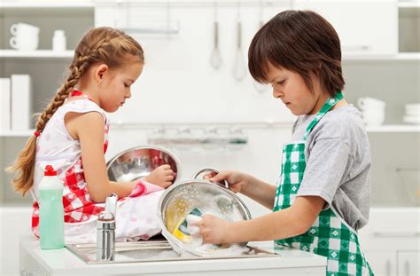 Kids Doing Dishes Skill Trek
