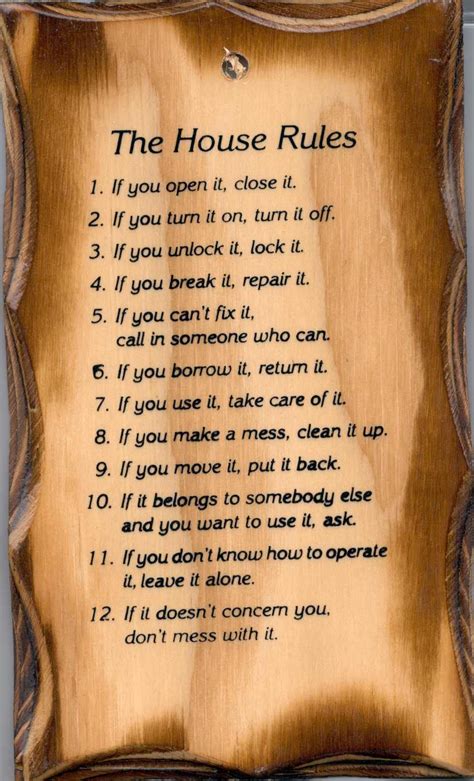 Pin By Ginger Sprout On Randomness House Rules House Rules Sign