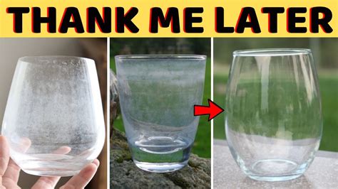 While those marks can be difficult to conquer. How to Remove Hard Water Stains From Drinking Glass with ...