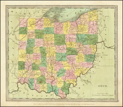 Ohio Barry Lawrence Ruderman Antique Maps Inc