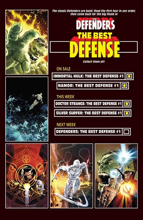 Marvel Comics Universe And Defenders Doctor Strange 1 And Silver Surfer 1