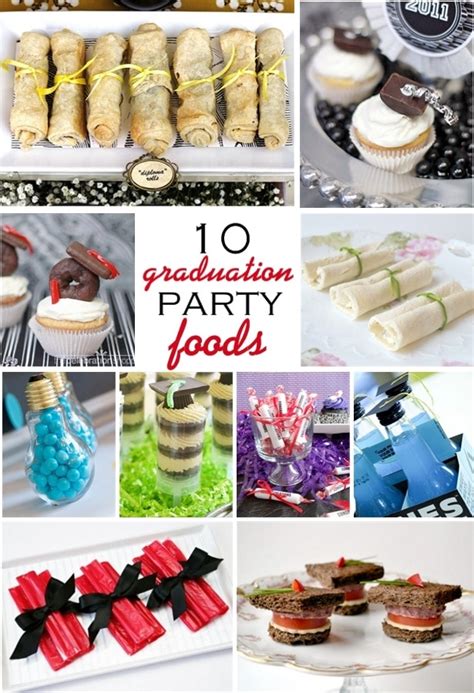 Kick off your party with these fun graduation food ideas & desserts. 10 Yummy Graduation Party Ideas
