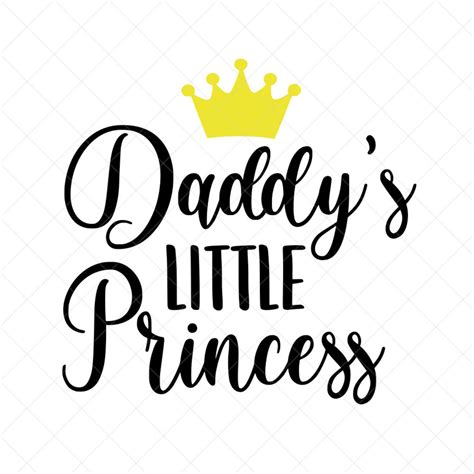Daddys Little Princess Svg Baby Svg Little Girl Svg Etsy