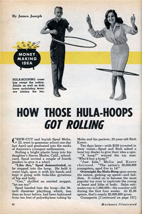 How Those Hula Hoops Got Rolling Modern Mechanix Hula Hoop Hula