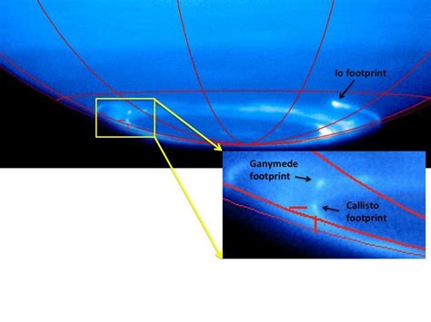 Scientists Spot The Ghostly Aurora Footprint Of Jupiters