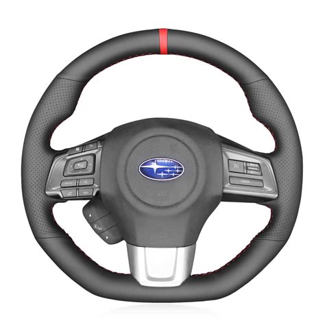 Loncky Auto Custom Fit Oem Black Genuine Leather Car Steering Wheel