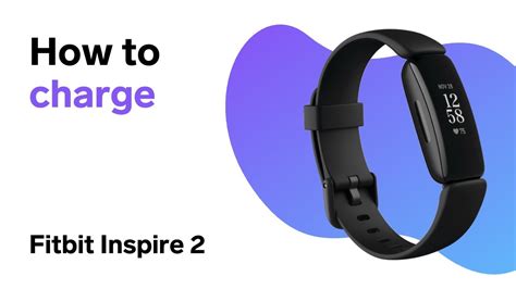 How To Charge Fitbit Inspire 2 Youtube