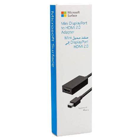 Buy Microsoft Surface Mini Display Port To Hdmi Adapter Black Online In