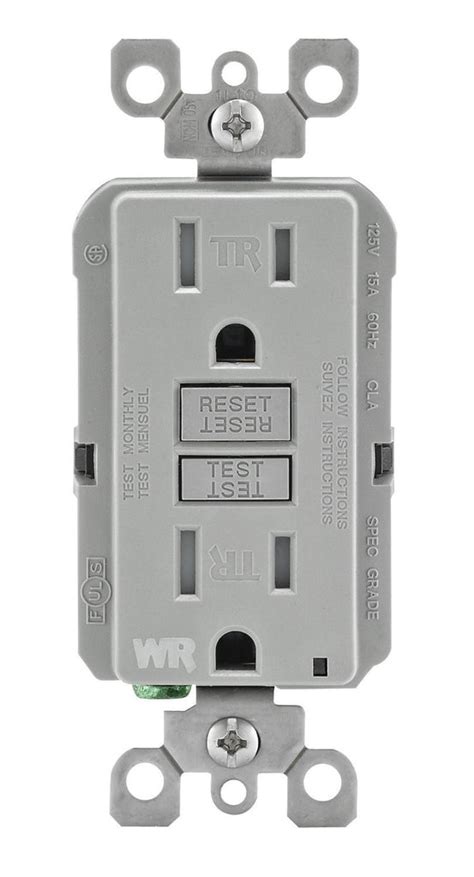 Self Test Smartlockpro Slim Gfci Weather Resistant And Tamper Resistant Receptacle Leviton