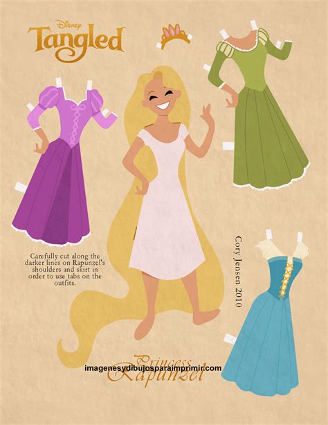 Imagen De Rapunzel Para Recortar Imagenes Y Dibujos Para Imprimir