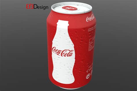 3d Model Coca Cola Vr Ar Low Poly Cgtrader