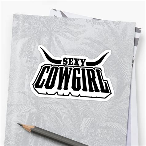 Sexy Cowgirl Sticker By No Doubt Redbubble