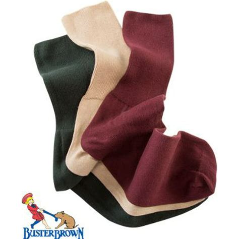 Buster Brown 3 Pack Buster Womens Brown 100 Cotton Socks Pack Of 3 Pairs Shoe Size 11 12
