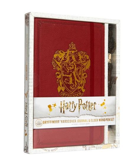 The greatest adventure in children's literature starts here. Harry Potter: Gryffindor Hardcover Journal and Elder Wand ...