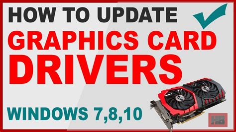 How To Update Graphics Card Driver In Windows Tutorial Youtube