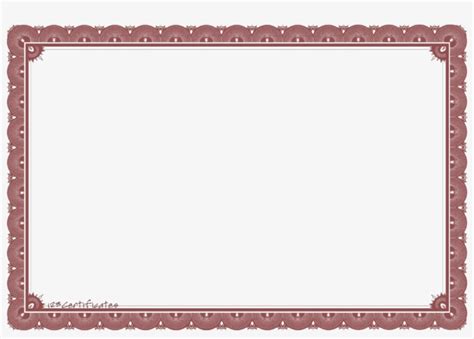 Blank Certificate Template Png Clipart Template Clip Certificate