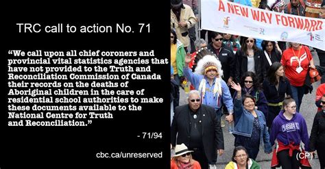 Pin By Kairos Canada On Trc 94 Calls To Action Call To Action Reconciliation Truth