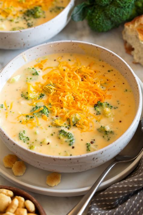 List Of 10 Creamy Broccoli Cheddar Soup