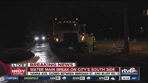 South Side Street Closed For Hours After Water Main Ruptures Youtube