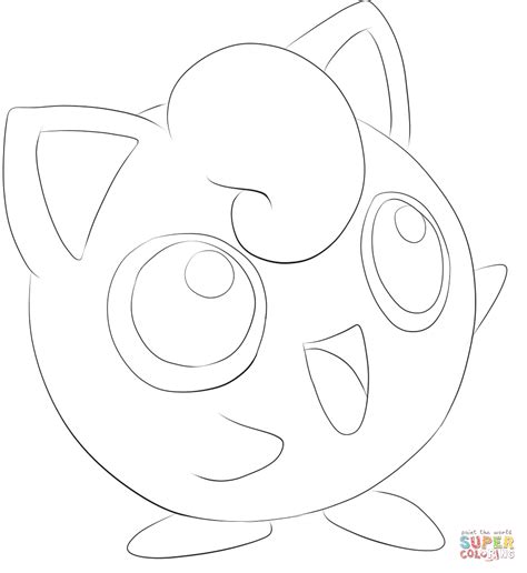 Vulpix has been featured on 34 different cards sinc… Jigglypuff coloring page | Free Printable Coloring Pages