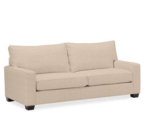 Pb Comfort Square Arm Upholstered Sofa Upholstered Sofa Sofa Office